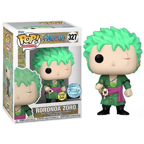 Funko Pop! Animation One Piece Roronoa Zoro 327 Exclusivo Glow